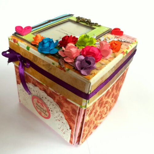 4 layer Happy Birthday Explosion Box image