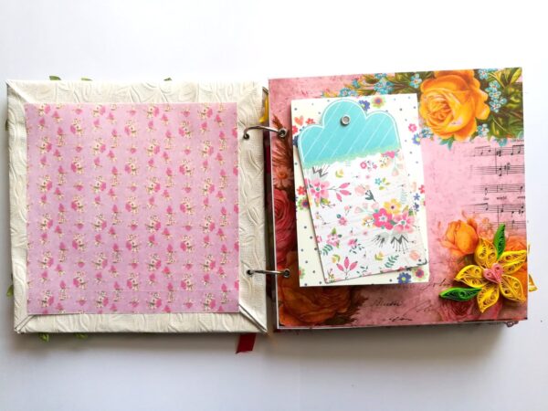 Beautiful Moments Handmade Scrapbook Album image Beautiful Moments Handmade Scrapbook Album image