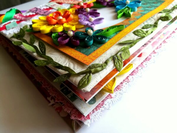 Beautiful Moments Handmade Scrapbook Album image Beautiful Moments Handmade Scrapbook Album image