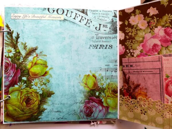 Beautiful Moments Handmade Scrapbook Album image Beautiful Moments Handmade Scrapbook Album image