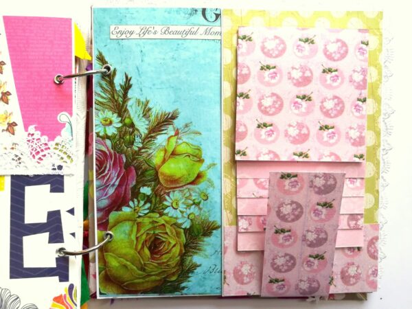 Beautiful Moments Handmade Scrapbook Album image Beautiful Moments Handmade Scrapbook Album image