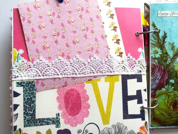 Beautiful Moments Handmade Scrapbook Album image Beautiful Moments Handmade Scrapbook Album image