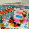 Happy Birthday Cake and Roses Greeting card image Happy Birthday Cake and Roses Greeting card image