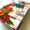 Multicolor Quilled flowers Mini Scrapbook Greeting Card image Multicolor Quilled flowers Mini Scrapbook Greeting Card image