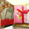 Multicolor Quilled flowers Mini Scrapbook Greeting Card image Multicolor Quilled flowers Mini Scrapbook Greeting Card image