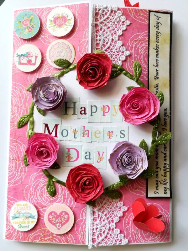 My Beautiful Mother Handmade Greeting Card image My Beautiful Mother Handmade Greeting Card image