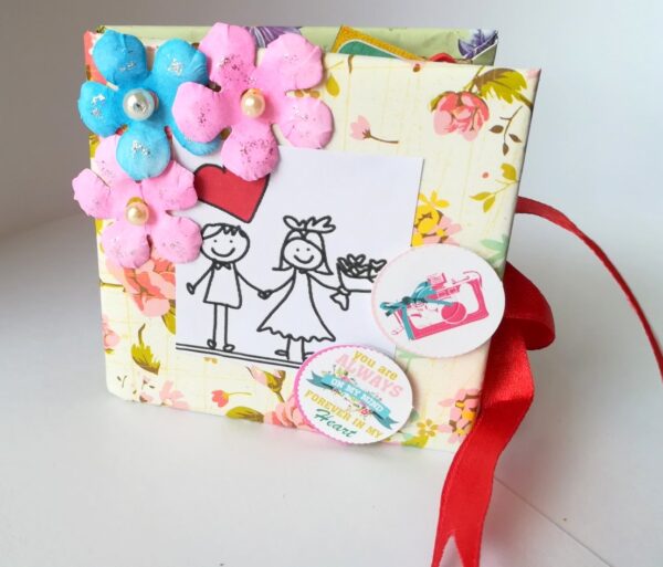 Pocket Mini Handmade Paper Book image Pocket Mini Handmade Paper Book image