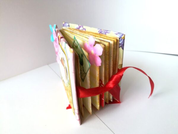 Pocket Mini Handmade Paper Book image Pocket Mini Handmade Paper Book image