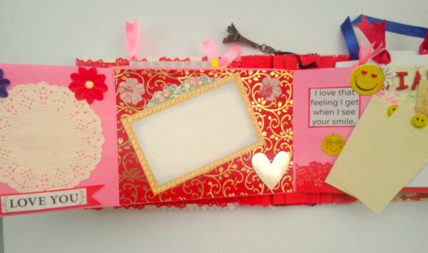 Handmade Love Memory Album cum Scrapbook image Handmade Love Memory Album cum Scrapbook image
