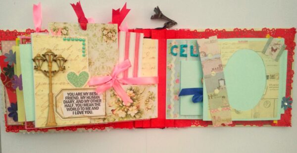 Handmade Love Memory Album cum Scrapbook image Handmade Love Memory Album cum Scrapbook image