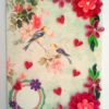 Beautiful Love Birds Quilled Flowers Greeting Card image Beautiful Love Birds Quilled Flowers Greeting Card image