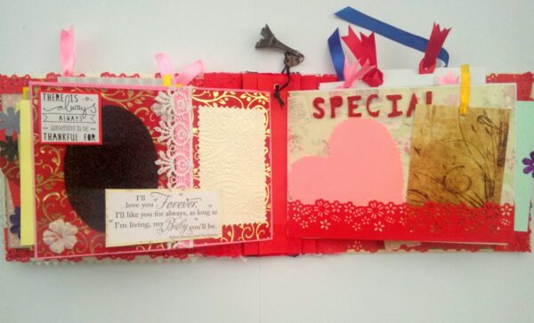 Handmade Love Memory Album cum Scrapbook image Handmade Love Memory Album cum Scrapbook image