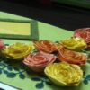 Yellow & Orange Roses Greeting Card image