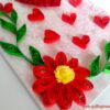 Dried Rose Petals In Heart Quilled Greeting Card image Dried Rose Petals In Heart Quilled Greeting Card image