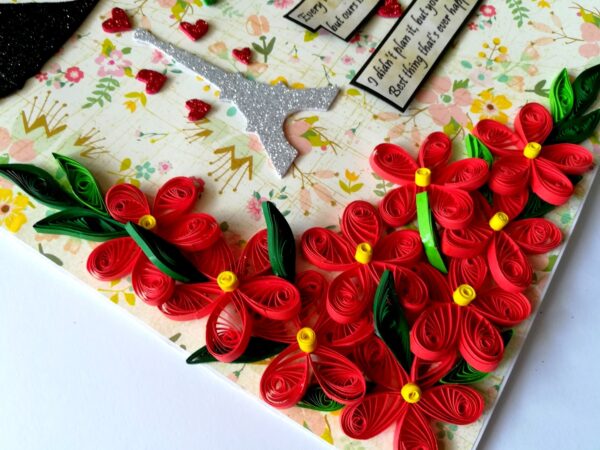 Happy Anniversary Quilled Greeting Card image Happy Anniversary Quilled Greeting Card image