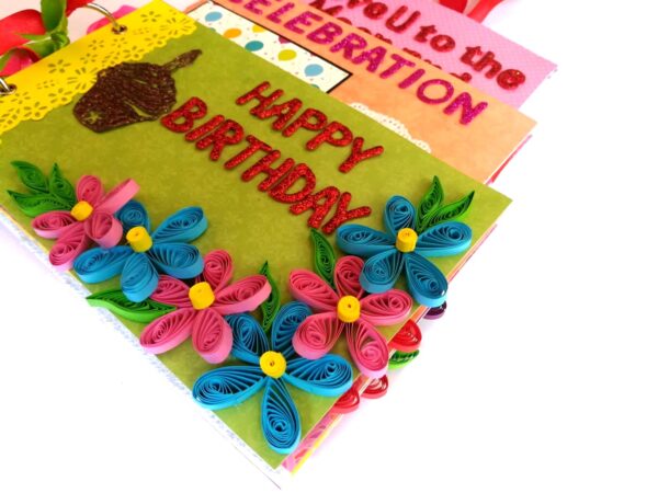 Happy Birthday Cake Shaped Album image Happy Birthday Cake Shaped Album image