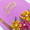 Purple Themed Birthday Greeting Card image Purple Themed Birthday Greeting Card image
