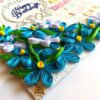 Quilled Corner Birthday Handmade Greeting Card image Quilled Corner Birthday Handmade Greeting Card image