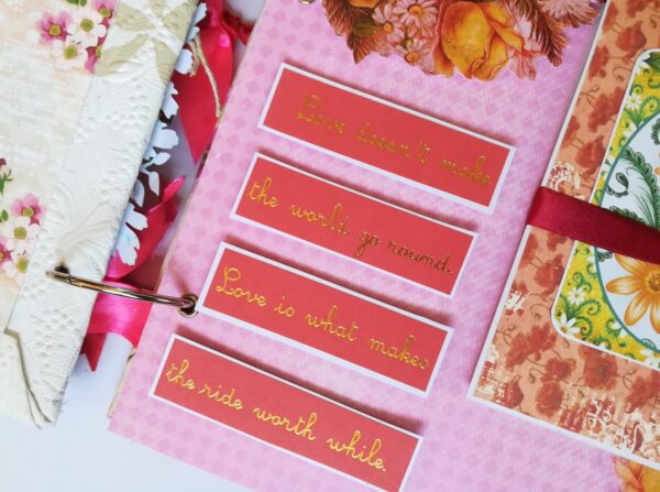 Beautiful Moments Handmade Scrapbook Album image Beautiful Moments Handmade Scrapbook Album image