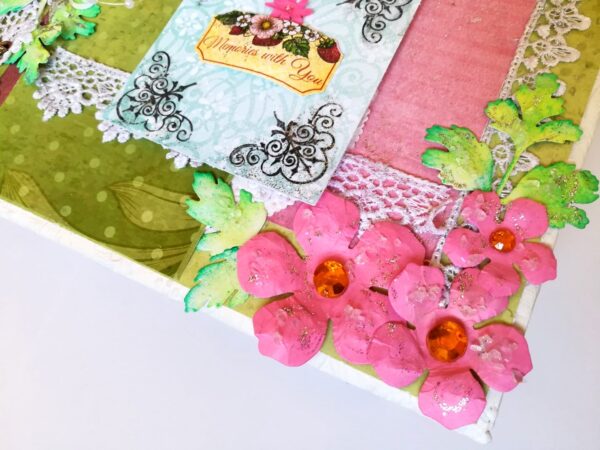 Beautiful Moments Handmade Scrapbook Album image Beautiful Moments Handmade Scrapbook Album image