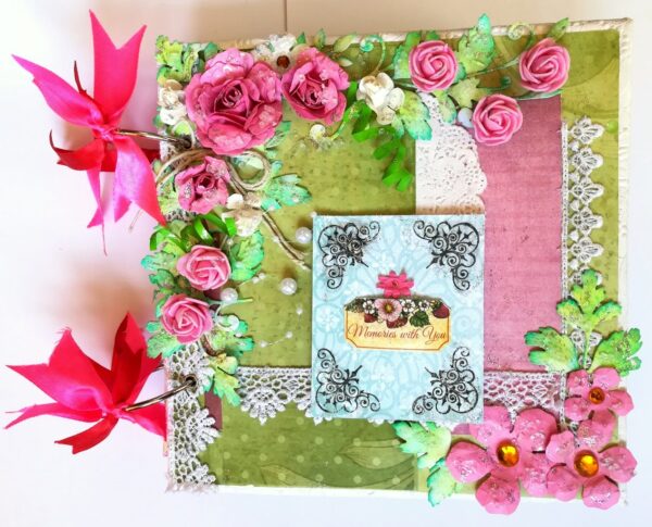 Beautiful Moments Handmade Scrapbook Album image Beautiful Moments Handmade Scrapbook Album image