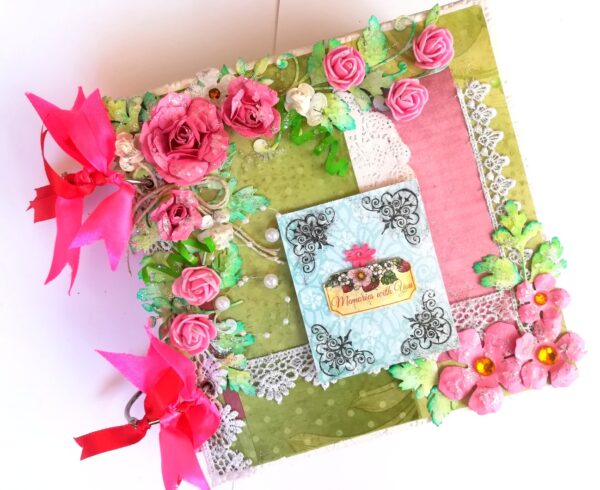 Beautiful Moments Handmade Scrapbook Album image Beautiful Moments Handmade Scrapbook Album image