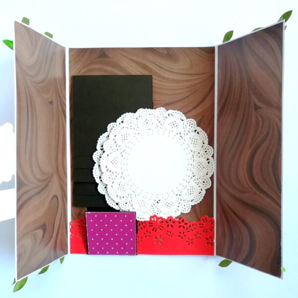 Love theme Quilled Red Flowers Greeting card image Love theme Quilled Red Flowers Greeting card image