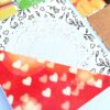 Hot air Balloon Handmade Flowers Mini Scrapbook Greeting Card image Hot air Balloon Handmade Flowers Mini Scrapbook Greeting Card image