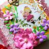 Sparkling Baby Girl Handmade Scrapbook Album image Sparkling Baby Girl Handmade Scrapbook Album image