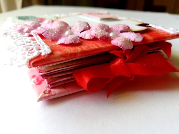 Pocket Mini Handmade Paper Book image Pocket Mini Handmade Paper Book image