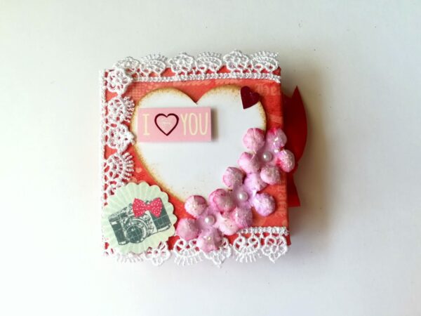 Pocket Mini Handmade Paper Book image Pocket Mini Handmade Paper Book image