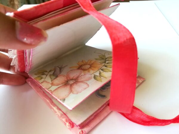 Pocket Mini Handmade Paper Book image Pocket Mini Handmade Paper Book image