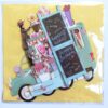 3D Pop up Truck With Flowers Birthday Greeting Card Gift image 3D Pop up Truck With Flowers Birthday Greeting Card Gift image