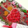 Shiny Red Heart Quilled Love Greeting Card image Shiny Red Heart Quilled Love Greeting Card image