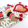 Valentine Hearty Shaker Handmade Greeting Card image Valentine Hearty Shaker Handmade Greeting Card image