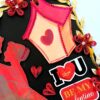Couple In Paris Garland Quilled Greeting Card image Couple In Paris Garland Quilled Greeting Card image