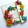 Multicolor Flowers Mini Scrapbook Greeting Card image Multicolor Flowers Mini Scrapbook Greeting Card image