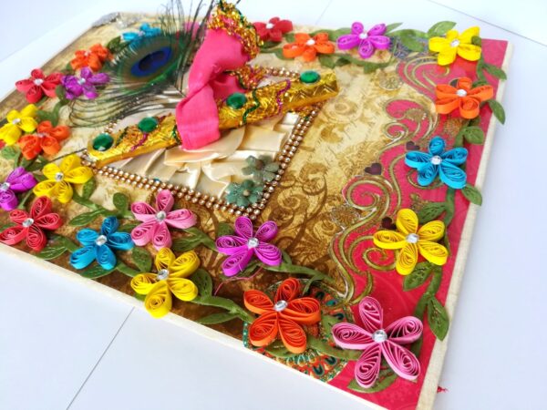 Indian Heritage Depicting Handmade Greeting Card image Indian Heritage Depicting Handmade Greeting Card image