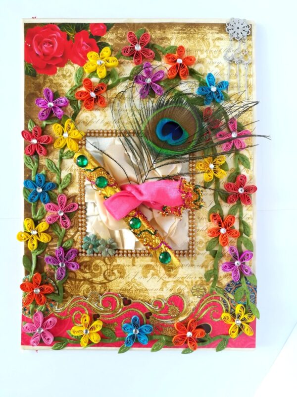 Indian Heritage Depicting Handmade Greeting Card image Indian Heritage Depicting Handmade Greeting Card image