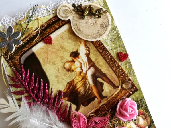 Love Couple Twist and Pop up Greeting Card image