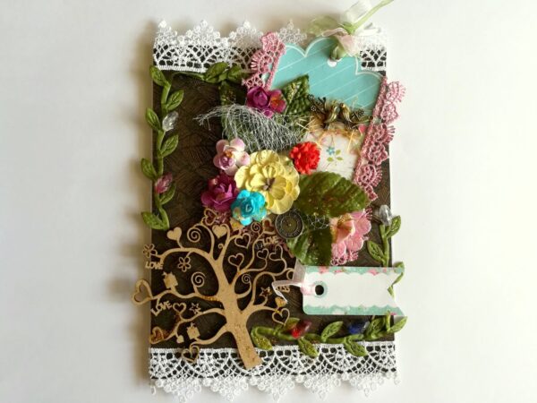 Too Much Love Funky Handmade Greeting Card image Too Much Love Funky Handmade Greeting Card image