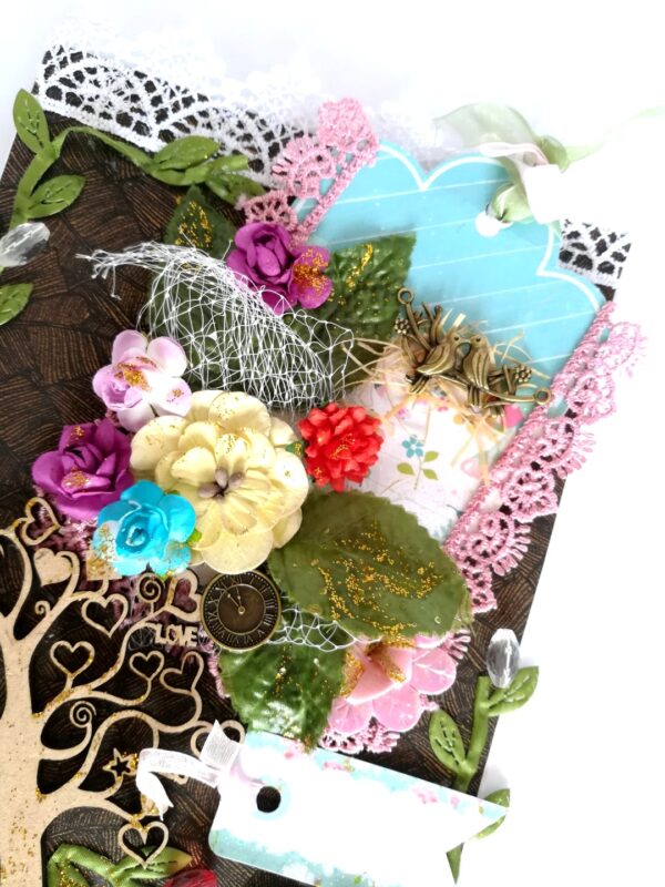 Too Much Love Funky Handmade Greeting Card image Too Much Love Funky Handmade Greeting Card image