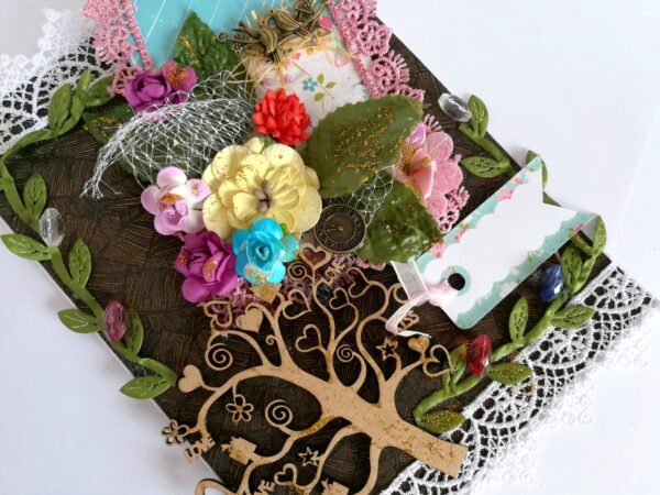 Too Much Love Funky Handmade Greeting Card image Too Much Love Funky Handmade Greeting Card image
