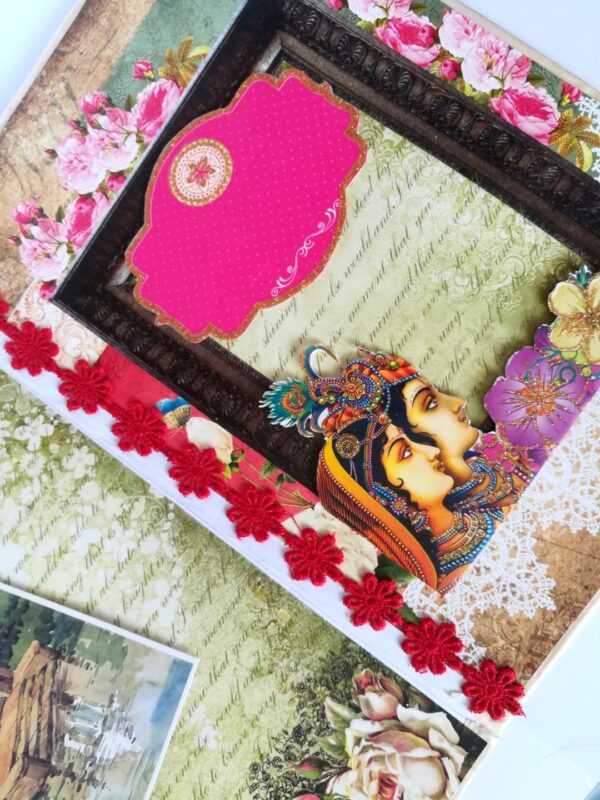 Indian Heritage Depicting Handmade Greeting Card image Indian Heritage Depicting Handmade Greeting Card image