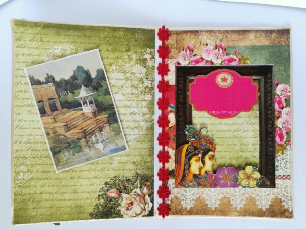 Indian Heritage Depicting Handmade Greeting Card image Indian Heritage Depicting Handmade Greeting Card image