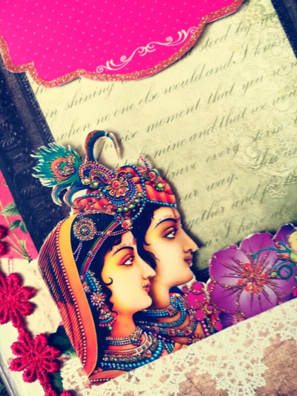 Indian Heritage Depicting Handmade Greeting Card image Indian Heritage Depicting Handmade Greeting Card image