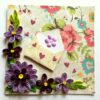 Purple Quilled Flowers Greeting Card image Purple Quilled Flowers Greeting Card image