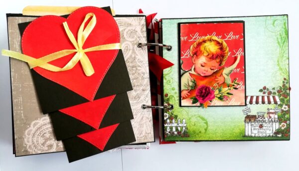 Valentine Together Forever Handmade Love Scrapbook image Valentine Together Forever Handmade Love Scrapbook image