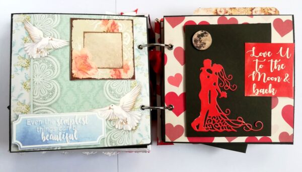 Valentine Together Forever Handmade Love Scrapbook image Valentine Together Forever Handmade Love Scrapbook image