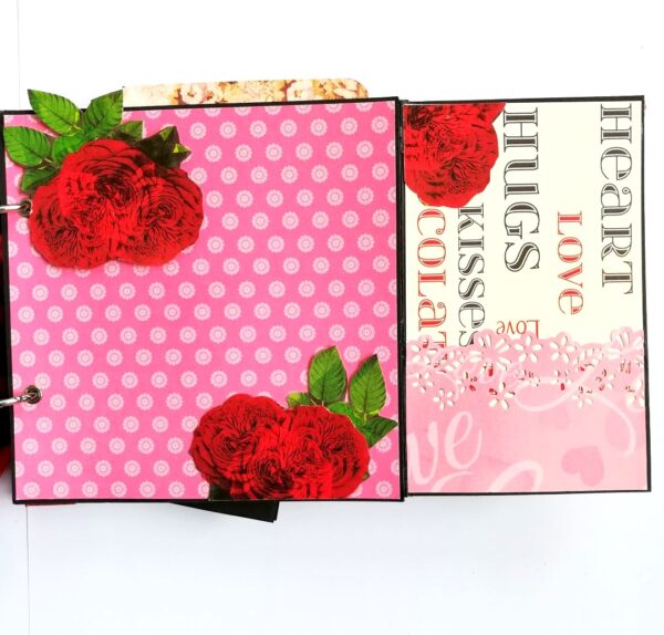 Valentine Together Forever Handmade Love Scrapbook image Valentine Together Forever Handmade Love Scrapbook image